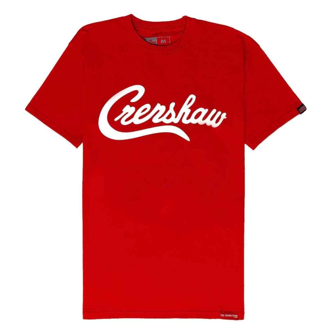 CRENSHAW T SHIRT Red White sz M eBay