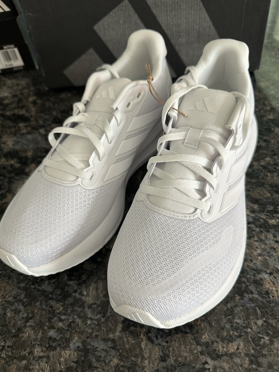 Adidas Runfalcon 5 Womens Running Shoes IH7760 Triple White 7.5 NWB  Sneakers | eBay