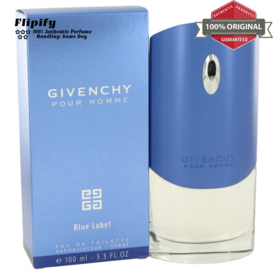 Givenchy Blue Label Cologne 3.3 oz EDT Spray for Men by Givenchy