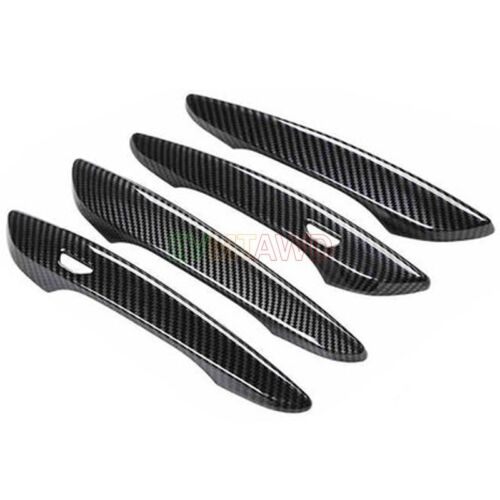 For Mazda 3 Accessory 2023 Carbon ABS Car Side Door Handle Cover Protector Trim - Picture 4 of 6