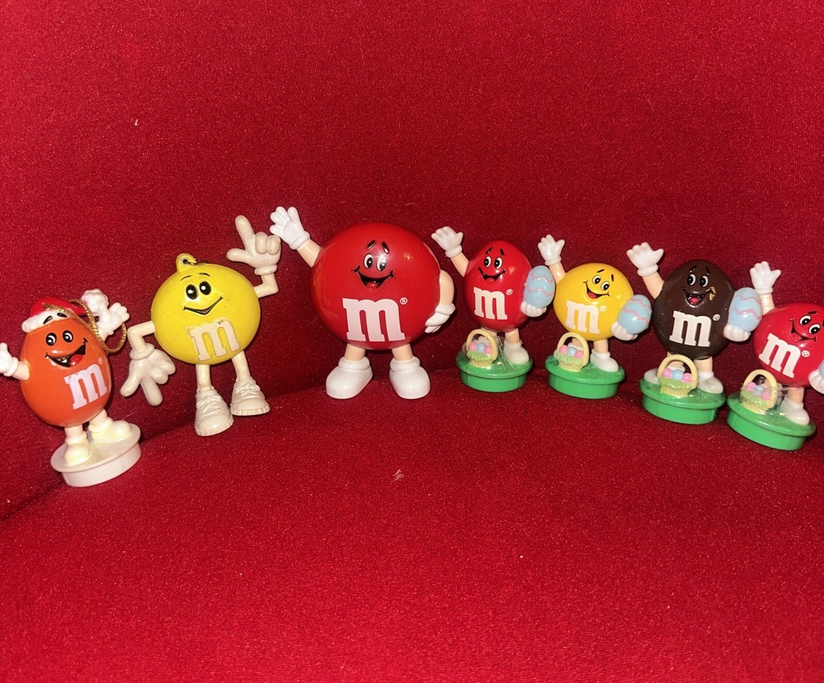 Lot Of 7 Assorted M&M Character Figures Late 80s-mid 90s | eBay