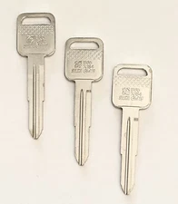B65 Key Blanks for Various Models by Chevrolet, Geo, and others ( Price 3 Keys )