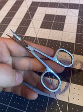 Vintage Professional Brand Curved Scissors Made in Italy Rare Item