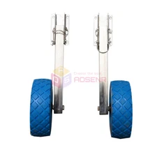 Foldable Transom Launching Wheel Boat Inflatable Dinghy Yacht Raft Trolley