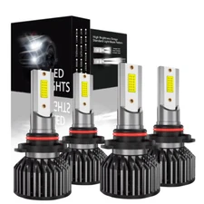 LED Headlight High Low Bulbs Kit For Chevy K1500 Silverado Cab Pickup 1990-1998