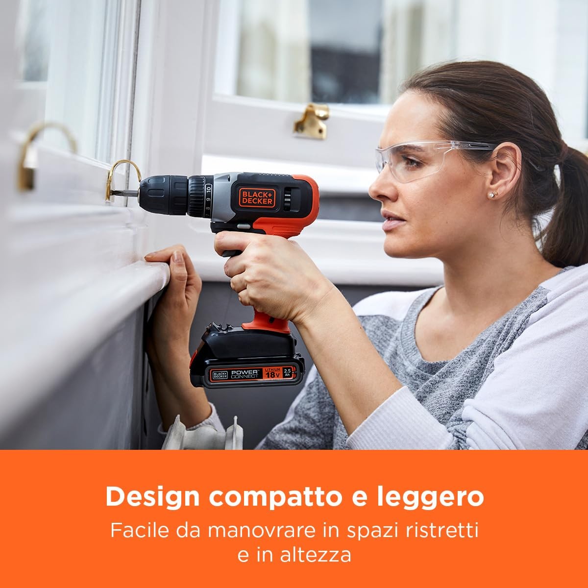 Trapano avvitatore a batteria 18V con 10 posizioni foto 6