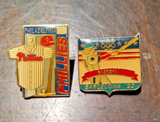 Phillies & Barcelona '92-Olympics-Team USA-MLB-Baseball Enamel Pins-Vintage