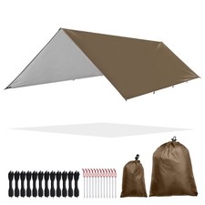Yescom 10x13FT Camping Tent Tarp Hammock Rain Fly Waterproof Hiking Shelter