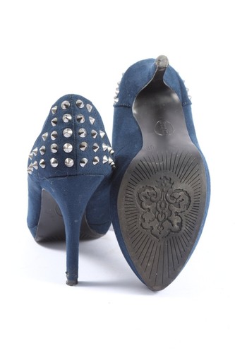 GRACELAND Tacones altos Mujeres Talla EU 37 azul elegante - Imagen 4 de 5
