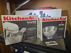 KitchenAid Stainless Steel 3-Quart Mixing Bowl KB3SS Mixer And Pour Shield NEW