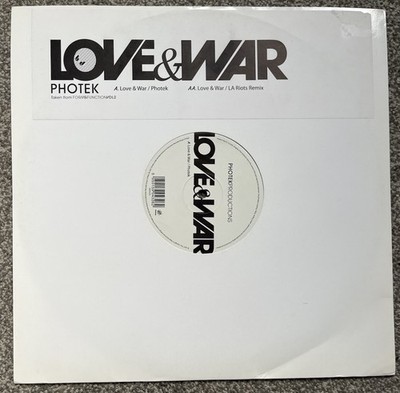 Photek   Love & War 2007 12 . Drum n Bass, House, Electro. EX