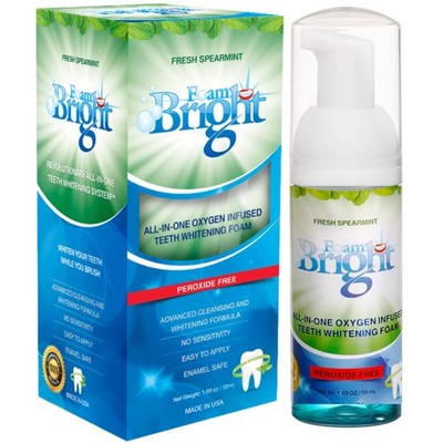 FoamBright Retainer Cleaner Foam | Aligner Cleaner for Invisalign, Candid, By...