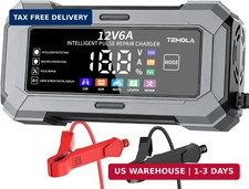 Car Auto Motorcycle Battery Charger Float Trickle Tender Maintainer 12V 6AA