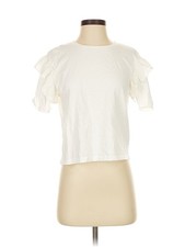 Robertson & Rodeo Women White Short Sleeve Top S