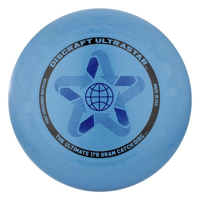 Frisbee Wurfscheibe Discraft UltraStar Recycled Niagra 175 gr DCUSRN Blau 27,5 c