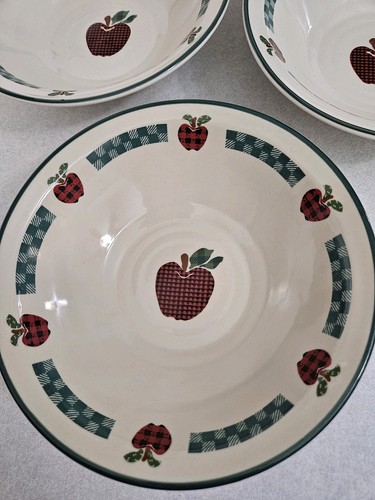International China AppleJack Set Of 4 Soup Salad Cereal Bowls 8" - Picture 5 of 8