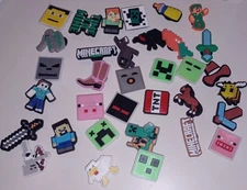 34pc Minecraft Movie Charms Crocs New Summer Party Birthday School