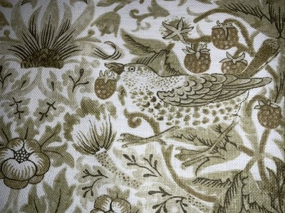 MORRIS & CO STRAWBERRY THIEF BIRD 4 SAGE GREEN 13 x 19 100% COTTON PLACEMATS NWT