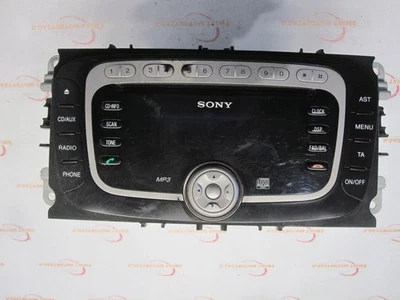 Radio SONY CD3XX-CDI-ISLAND-GGGDS 7S7T-18C939-AE FORD MONDEO MK4 1 pieza - Imagen 1 de 4