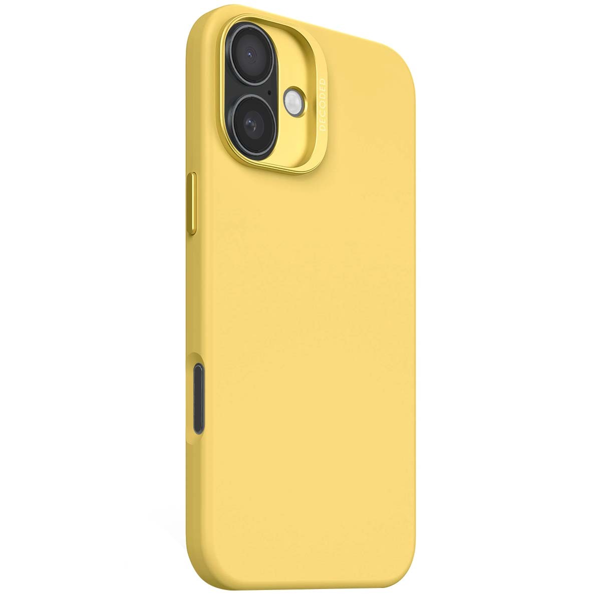 Coque antibactérienne iPhone 16 Plus silicone jaune anti-choc - 2