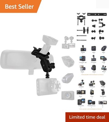 Dash Cam Mirror Mount , with 16 Different Joints, Compatible with APEMAN, UGS...