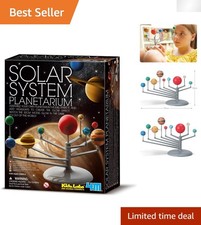 Interactive 3D Solar System Model Kit - Glow-in-the-Dark STEM Project for Kids