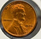 AU 1926 P Lincoln Cent BN with UNC red tint, Early Wheat Cent