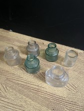 Bulk Lot Of X6 Vintage Ink Pots- Good Condition For Age
