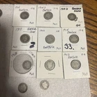 Barber Dime Lot Of 11 90% Silver @ Melt