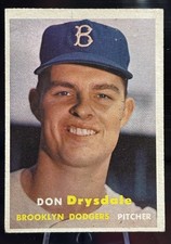 Top 10 Don Drysdale Baseball Cards 13