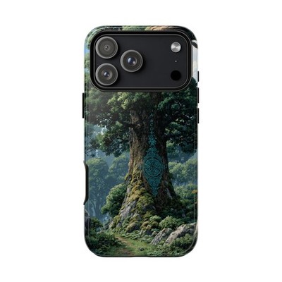 For iPhone / Galaxy / Pixel | Phone Ink Case - Rune Tree Spirit of Forest