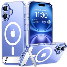 Temdan Magnetic Compatible with iPhone 16 Plus Case, Built-in Invisible Kicks...