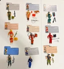GI Joe Vintage Figure Lot (9 Figures) w/ File Cards & Accessories