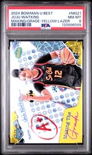 2024 Bowman U - Juju Watkins - Making The Grade - Yellow Lazer /75 - PSA - /75
