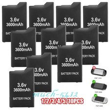 Battery for PSP Slim 2000 2001 2006 3000 3001 Rechargeable Replacement 3600mAh