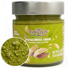 Nappi 1911 Pistacchioso Crock Crunchy -  Italian Crunchy Pistachio Spread -7.5oz