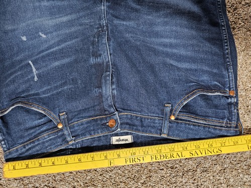 Wrangler Wild West Hi Rise Straight 603 Jeans 34x28 - Picture 5 of 10