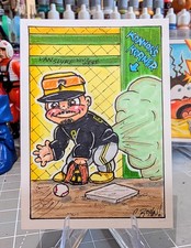 Konnor Griffin Garbage Pail Kids Original Art Sketch Card GPK 1/1 By Adam Crohn
