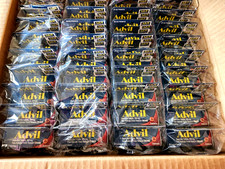 CASE 36 Travel PACKS Advil 200mg Ibuprofen Pain Reliever 6ct ea TABS EXP 7/2026