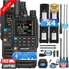 Long Range Walkie Talkie 2 Pack 100 Mile Two Way Radio Rechargeable