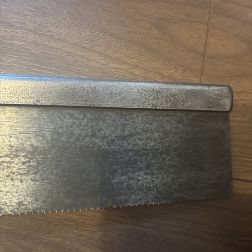 Vintage Henry Disston 12 inch Cast Steel back tenon saw - Picture 8 of 8
