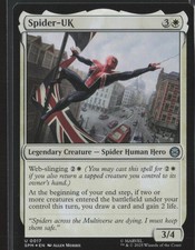 Spider-UK 17 Uncommon Marvel's Spider-Man Magic: The Gathering Foil Near Mint