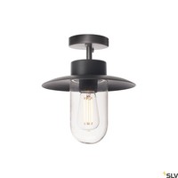 Anthrazit Moderne Deckenlampe Deckenleuchte 1X60W/E27 IP44