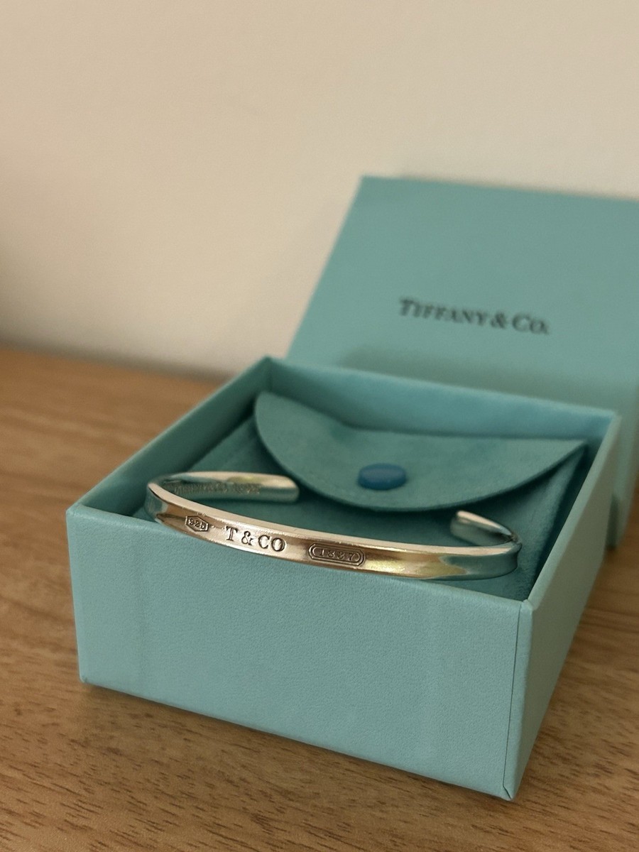 【良品】 TIFFANY 1837 カフ バングル Cuff Bangle Tiffany & Co. 1837 Sterling Silver Bangle Cuff Narrow | eBay