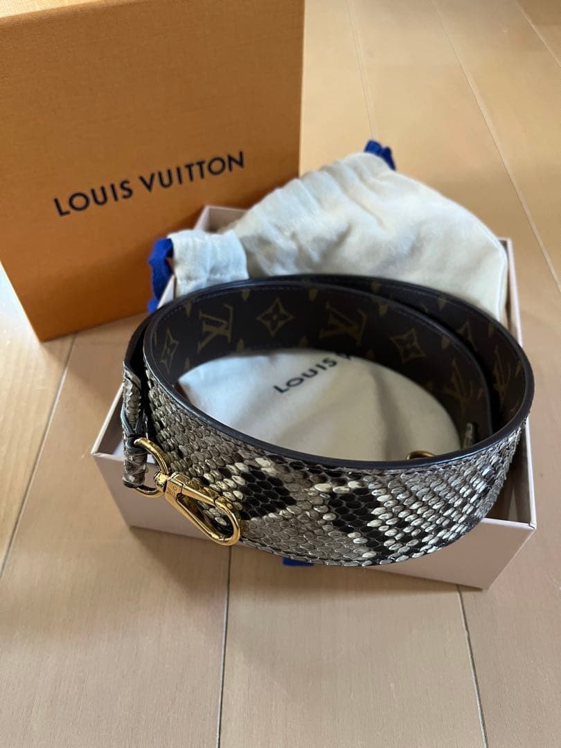 Louis Vuitton Monogram Python Reversible Shoulder… - image 1