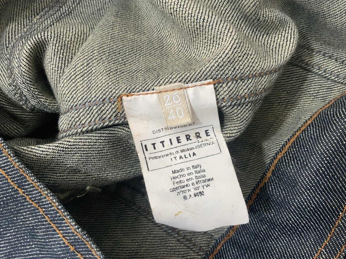 galliano デニムジャケット Vtg John Galliano Blue Denim Logo Patch Jacket S 46 | eBay