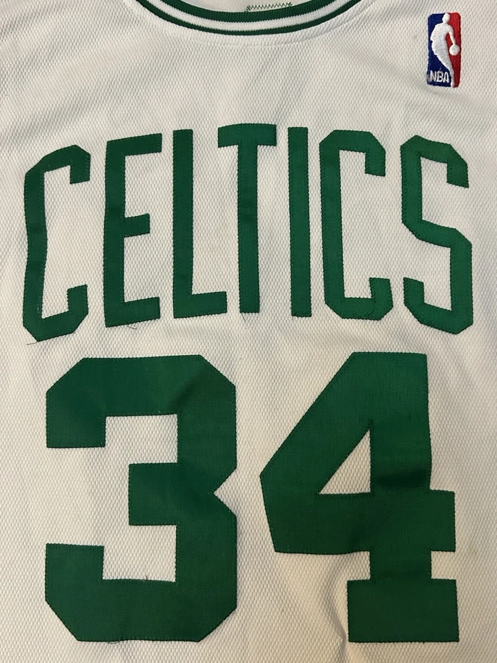 Camiseta deportiva de baloncesto vintage de la NBA Reebok Paul Pierce #34 de los Boston Celtics talla 48 Foto 2 de 4