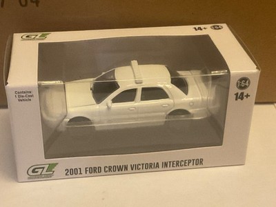 Greenlight Hot Pursuit 2001  Ford  Crown Victoria plain white with light bar
