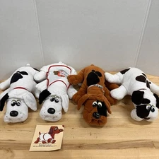 4 Vintage 1980s LARGE 17" Pound Puppies Smoke Free Home, Clean