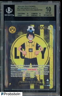 2025 ONE PIECE EN MONKEY D LUFFY BVB X MATCH DAY BGS 10 PRISTINE